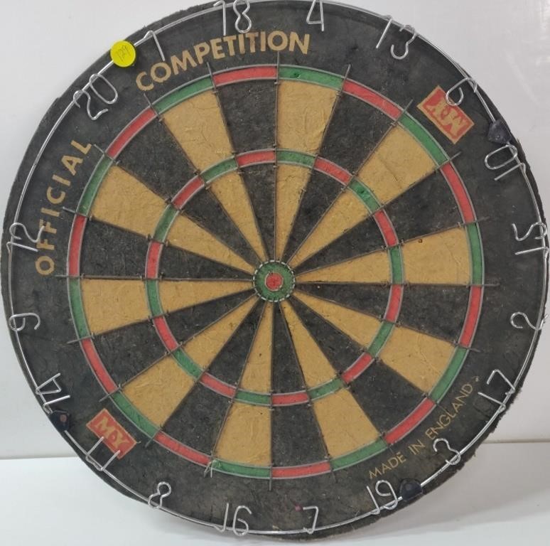 Official Competition Dart Board - Made in England
