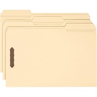 Smead Manila Fastener Folders with Reinforced