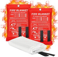 2024 Emergency Fire Blanket  2 Pack Fire Extinguis