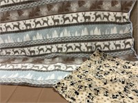New Fleece fabrics, 48x60 patterned,