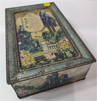 1920s Chocolate Box USA w/ Paper Label - Rare