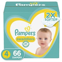 Pampers Swaddlers Diapers  Size 4  66 Count