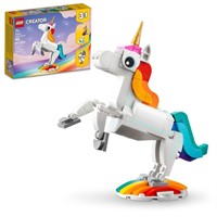 LEGO Creator 3 in 1 Magical Unicorn Toy,