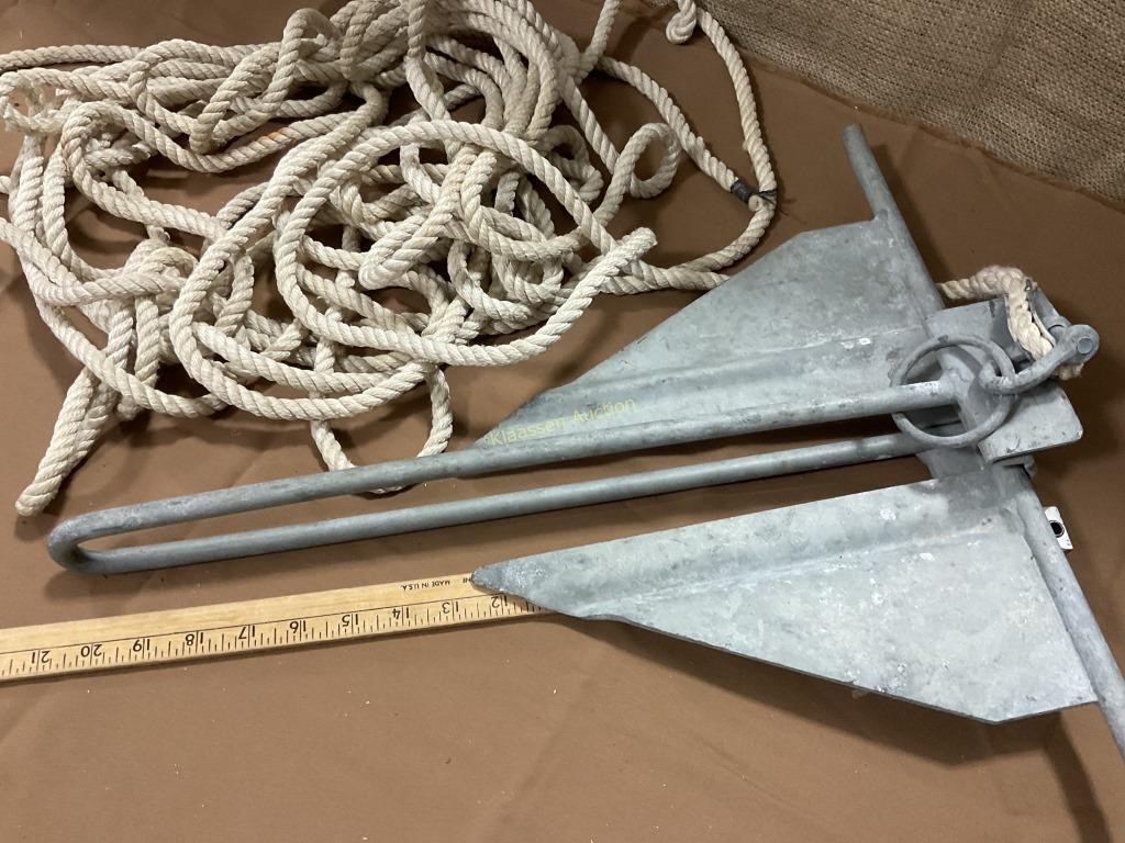 Boat anchor with really long rope