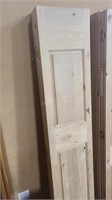 3 FOLDING WOOD CLOSET DOORS 83" TALL