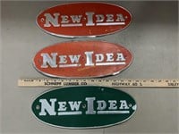 Vintage New Idea Metal signs