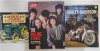 3 Books incl. Harley Davidson & the Rolling