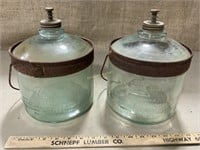 Vintage kerosene  jars