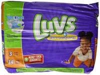 Luvs with Ultra Leakguards, Size 3 Diapers, 34