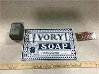Modern Ivory Soap metal sign