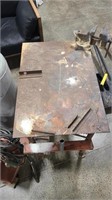 WELDING TABLE AND VICE 36"X24.5"X34"