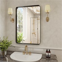 Bathroom Mirror 20x30 inch  Black Gorgeous Deep Fr