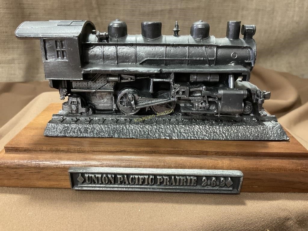 M. Ricker pewter Train series Union Pacific