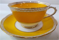 Royal Albert Vintage Yellow Floral Cup & Saucer