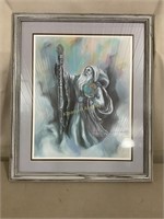 M. Ricker wall framed and matted print