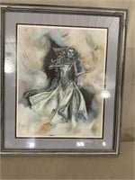 M. Ricker sorceress framed and matted pictures