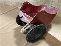 Antique toy cart seat