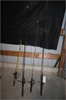 Fishing Poles, Daiwa reel, Shimano Reel,