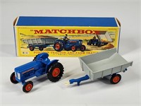 MATCHBOX KING SIZE K11 FORDSON TRACTOR TRAILER W/X