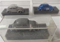 3 Miniature Volkswagens