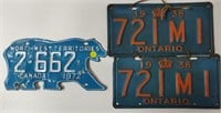 Assorted Canadian License Plates incl. Northwest