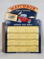 EARLY MATCHBOX MODELS OF YESTERYEAR STORE DISPLAY