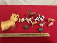 Plaster Ware Dog & Toy Animals
