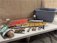 Assortment of tools.