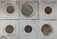 Assorted 1900s Coins