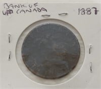 1887 Bank of Upper Canada Coin