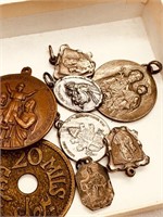 Vintage Religious Medals untested