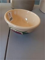Early Watt no.5 pottery apple bowl
