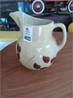 Early Watt No. 16 pottery pitcher