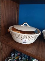 Hall flare ware covered dish