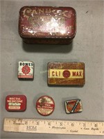 Vintage cigar and tobacco tins