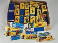 ASSORTMENT OF VINTAGE MATCHBOX EMPTY BOXES ONLY
