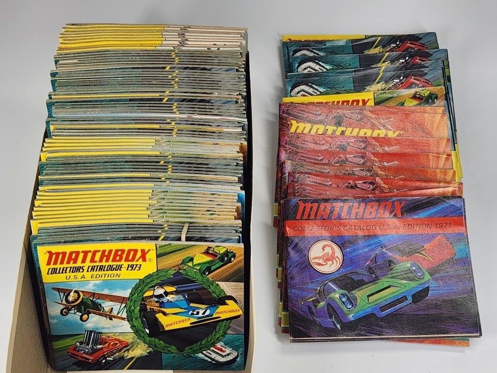 1972, 73, 74 MATCHBOX CATALOGS