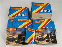 LARGE ASSORTMENT VINTAGE 1983 MATCHBOX CATALOG