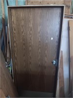 30" soild oak Wood doors w/ window