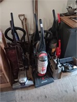 6 electric vacuum cleaners, etc.