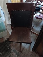 Early oak office chair