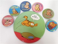 Garfield Button Pins