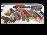 LARGE TRAIN RELATED LOT AND TRUNK - NO SHIPPING
