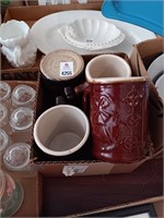 Early  Borley Winter mugs set of 4