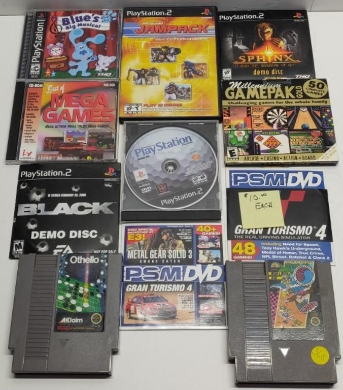 Assorted Games incl. Nintendo, PS2, etc.