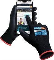 KAYGO Safety Work Gloves PU Coated for Men and Wom