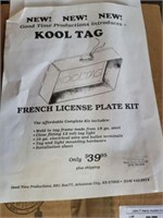 COOL TAG LICENSE PLATE KIT