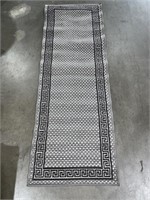 Unique Loom - Anthracite/Black 6 ft Runner