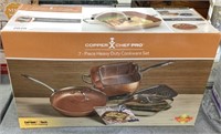 Copper chef, pro seven pcs heavy duty cookware set