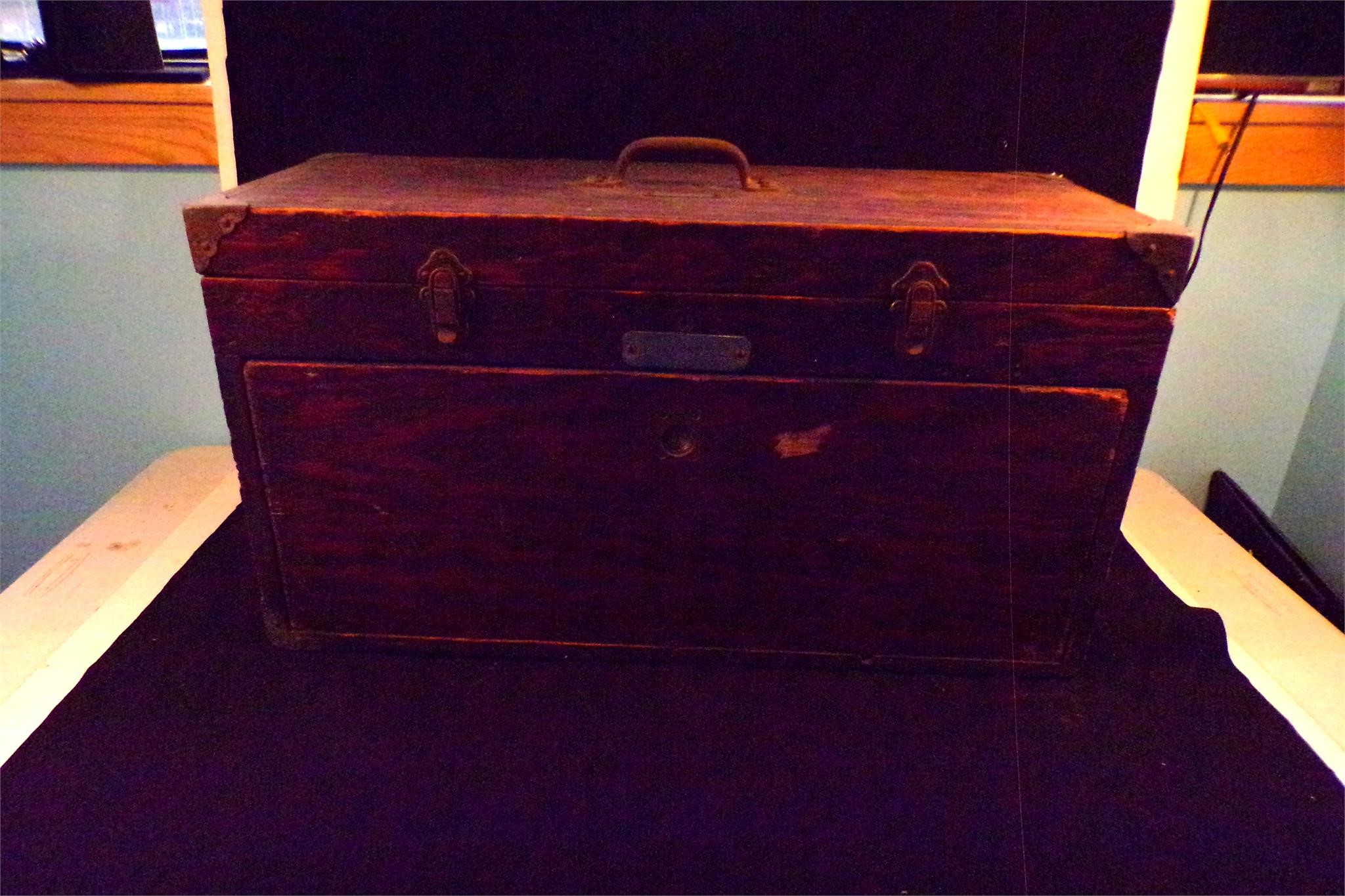 Antique Machinists Tool Box
